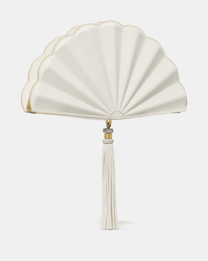 Lotus Fan Clutch Bag