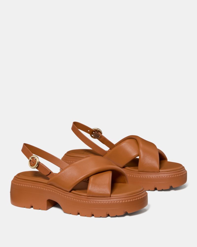 Halo Criss Cross Lug Sandal