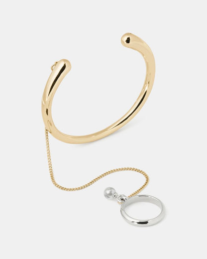 Chain Reaction Cuff Chain And Ring