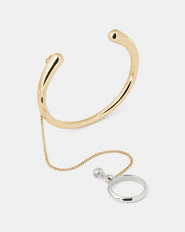 Chain Reaction Cuff Chain And Ring