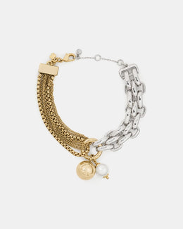 Chain Reaction Asymmetrical Bracelet