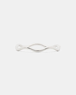 Wave Thin Bangle