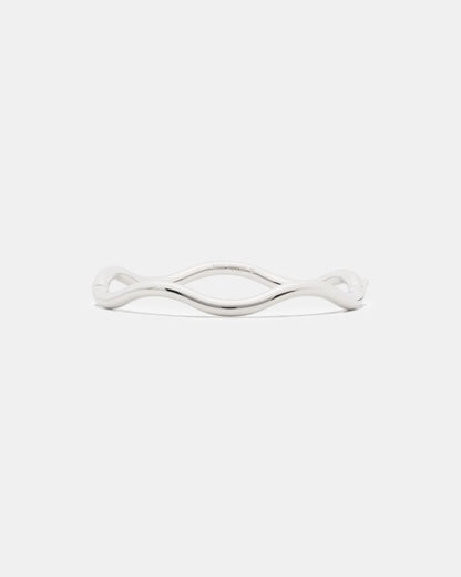 Wave Thin Bangle