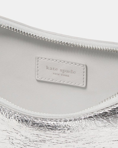 Duo Crinkle Metallic Mini Shoulder