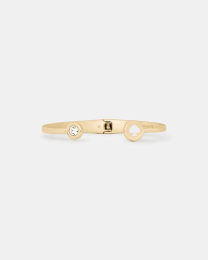 Spot The Spade Open Hinge Bangle