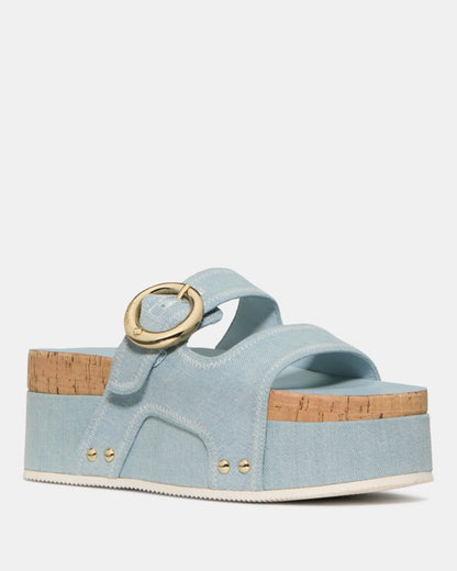 Halo Platform Footbed Sandal