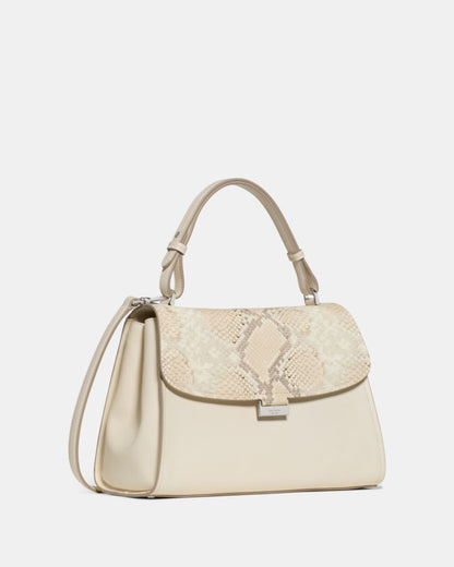 Riley Snake Top Handle Bag