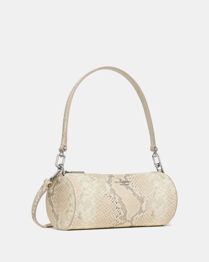 Roulette Snake Embossed Crossbody Bag
