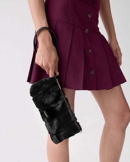Gemini Faux Fur Mini Bag