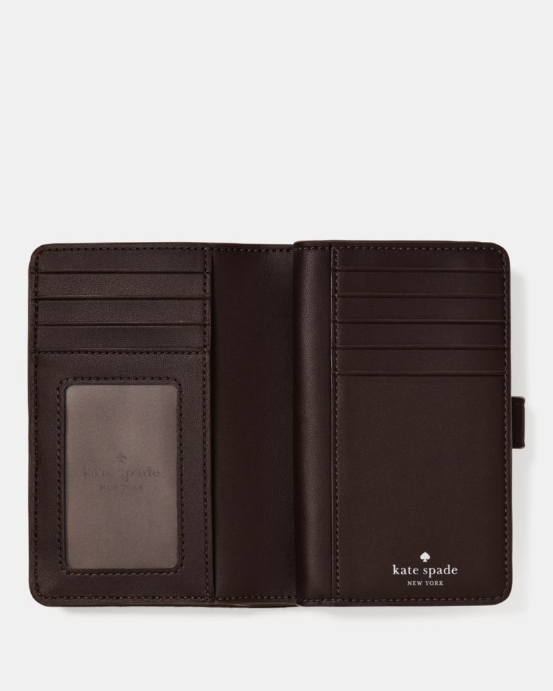 Quilted Suede Medium Bifold Wallet