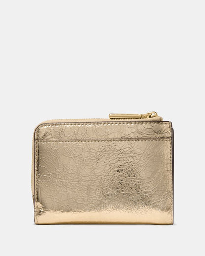 Metallic Small L-zip Wallet