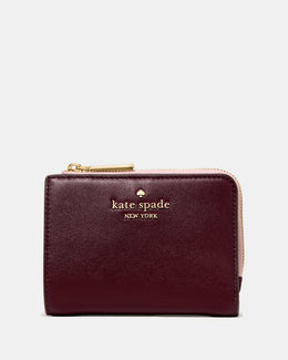 Floral Interior Small L-zip Wallet
