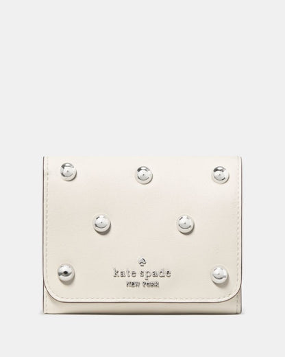 Studded Small L-zip Wallet