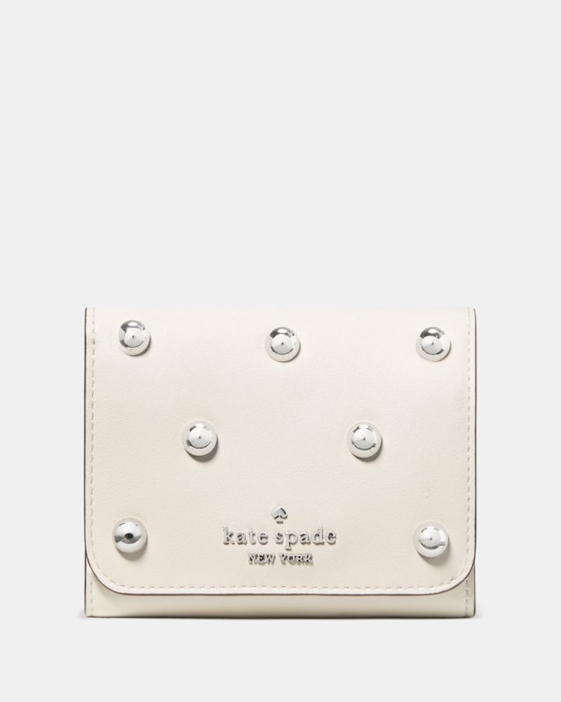 Studded Small L-zip Wallet