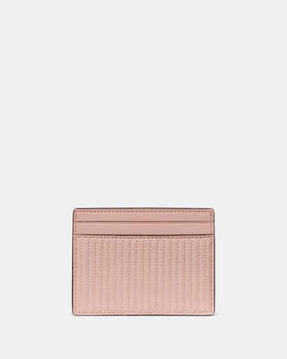 Shiny Quilted Small Slim Card Holder