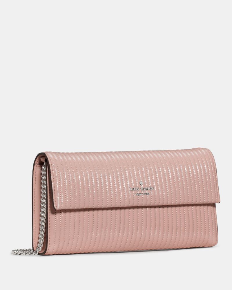 Scarlett Shiny Quilted Wallet On Chain