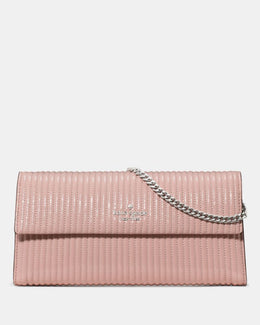 Scarlett Shiny Quilted Wallet On Chain