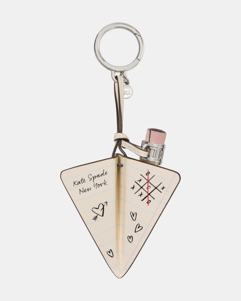 Charmed Paper Airplane Bag Charm