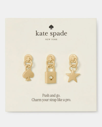 Charmed Set Of 3 Collar Stud Bag Charms