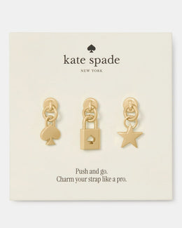 Charmed Set Of 3 Collar Stud Bag Charms