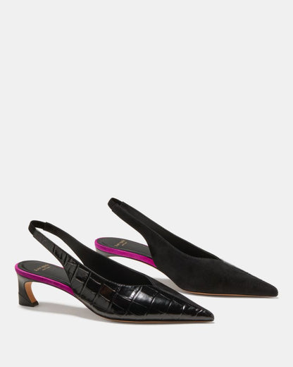 Viv Kitten Heel Pump