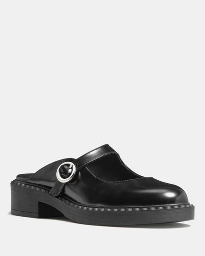 Halo Mary Jane Mule Flat