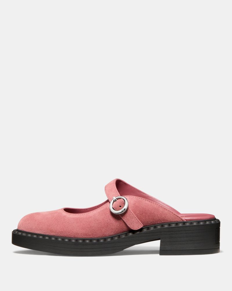 Halo Mary Jane Mule Flat