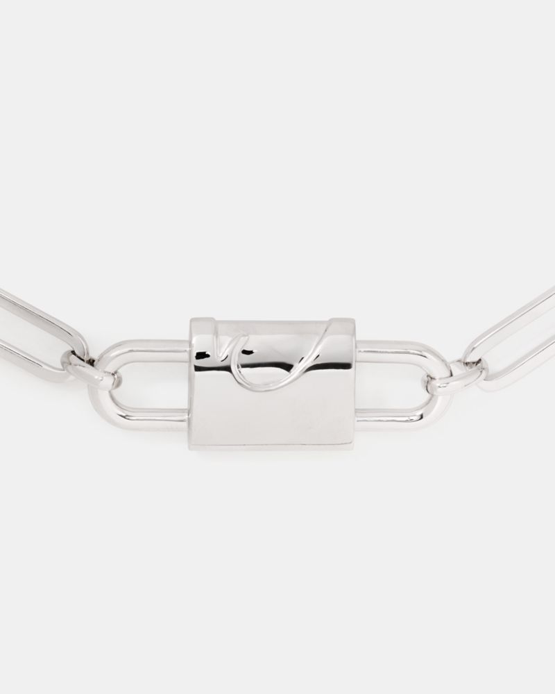Spade Lock Necklace