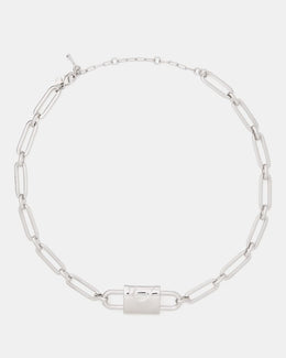 Spade Lock Necklace