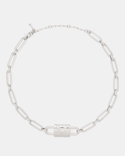 Spade Lock Necklace