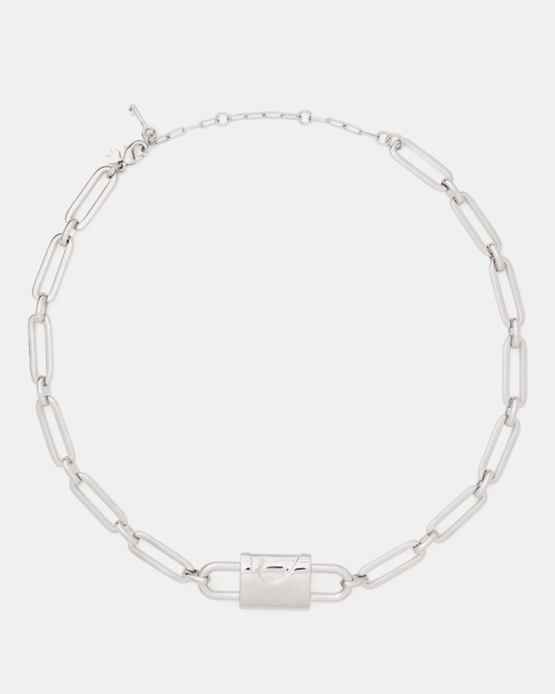 Spade Lock Necklace