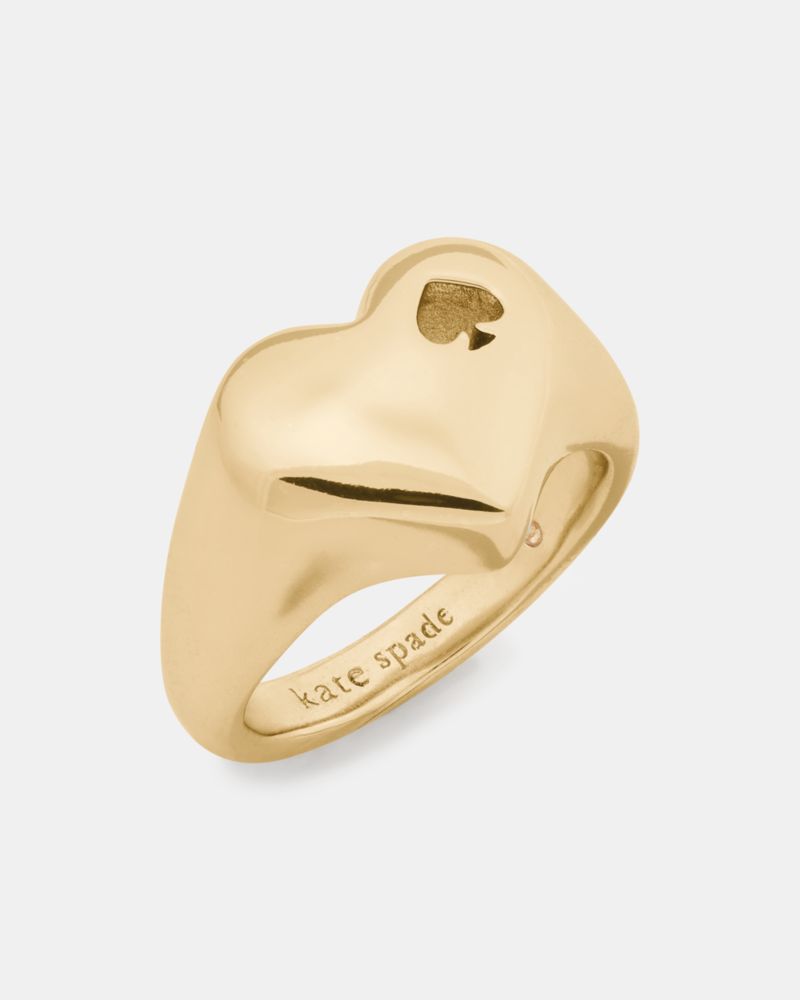 Heart And Spade Signet Ring