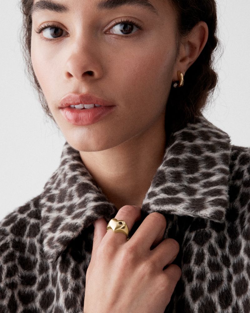Heart And Spade Signet Ring
