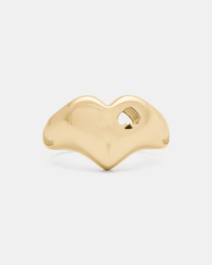 Heart And Spade Signet Ring