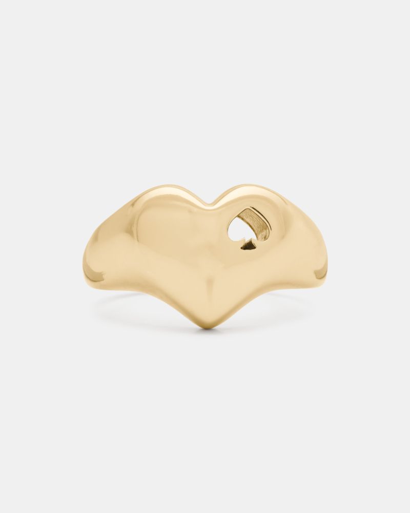 Heart And Spade Signet Ring