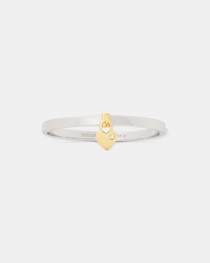 Heart Spade Thin Bangle