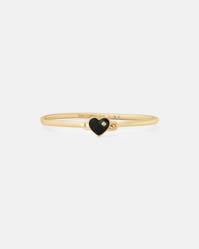 Heart Spade Solitaire Bangle