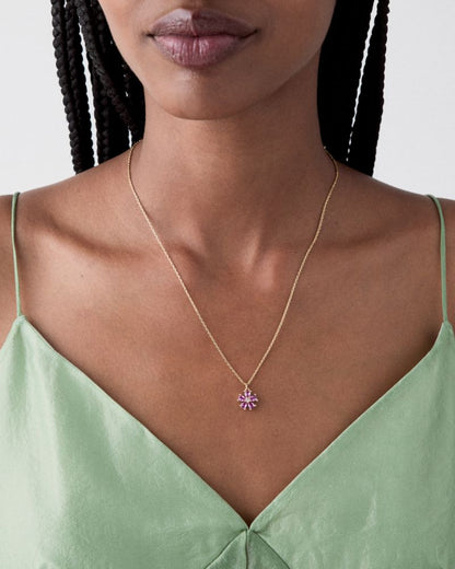 You're A Gem Flower Pendant