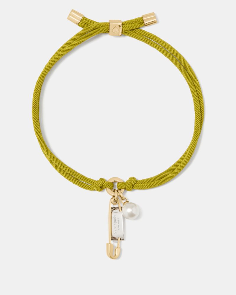 Bits And Baubles Sam Tag Cord Bracelet