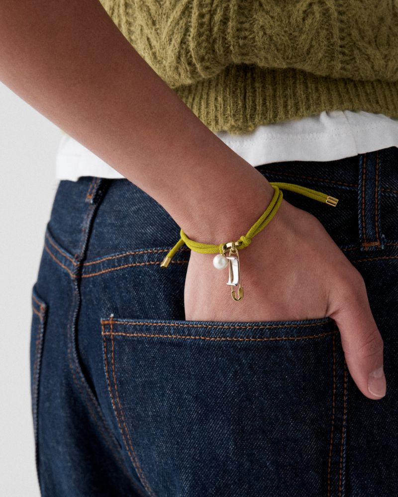 Bits And Baubles Sam Tag Cord Bracelet