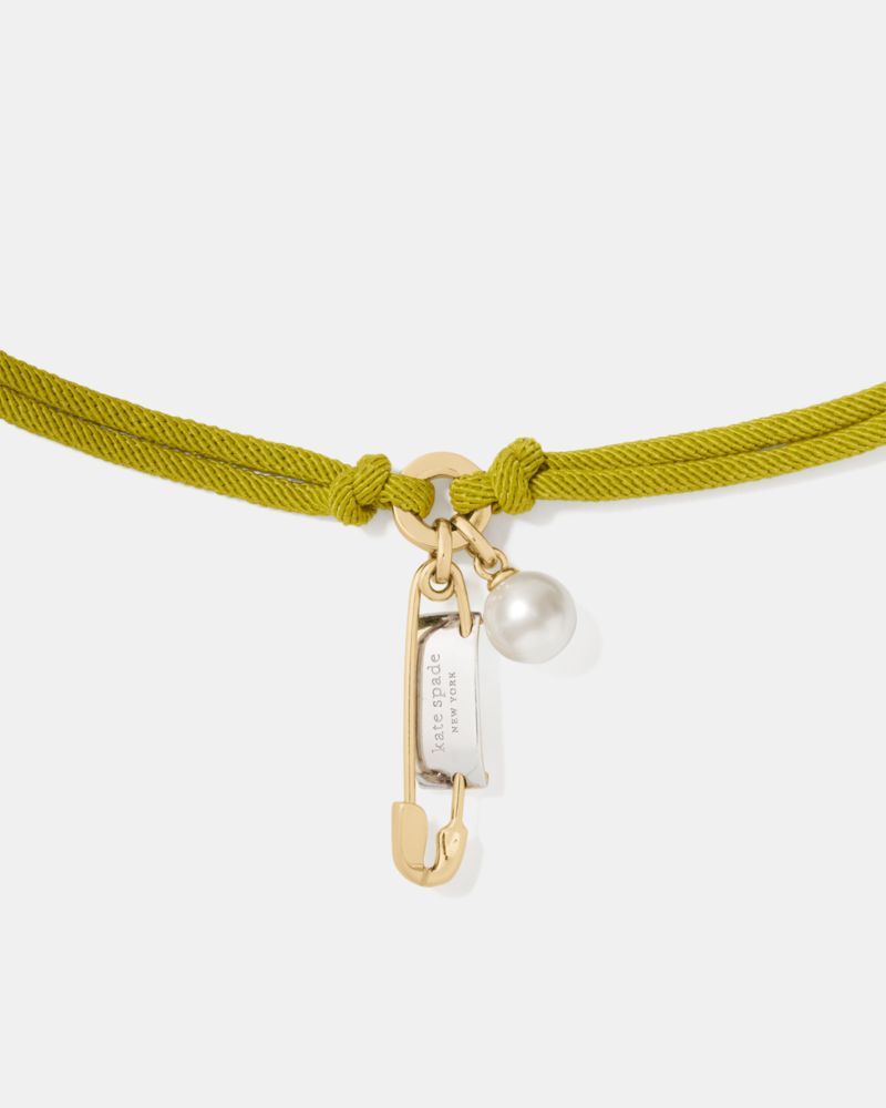 Bits And Baubles Sam Tag Cord Bracelet