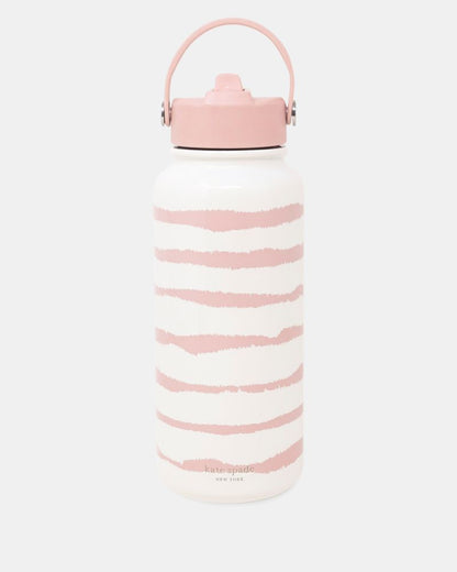 Pink Goddess Stripe Water Bottle