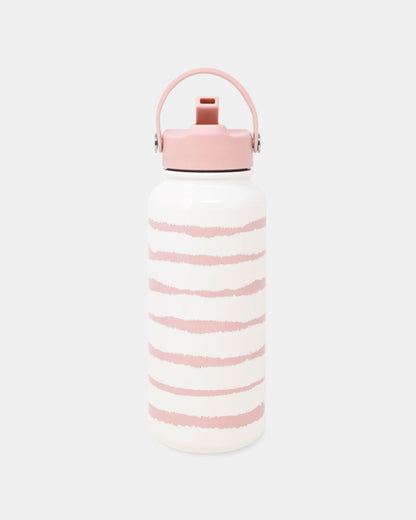Pink Goddess Stripe Water Bottle
