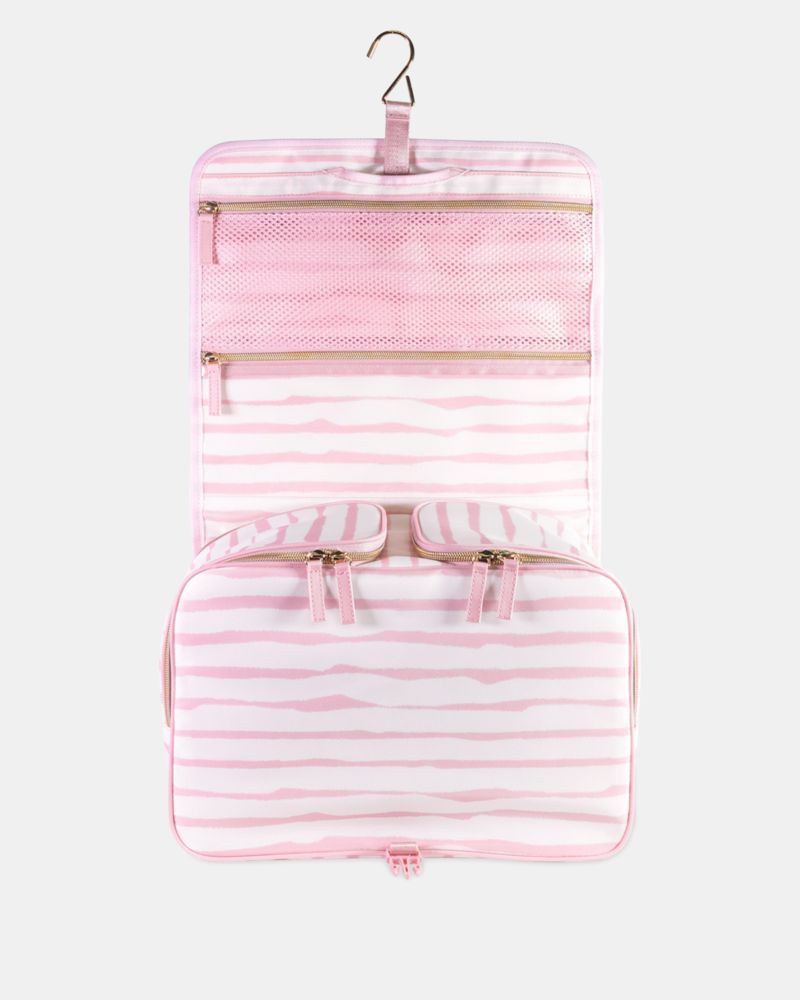 Goddess Stripe Hanging Toiletry Bag