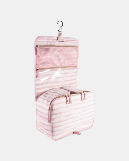 Goddess Stripe Hanging Toiletry Bag