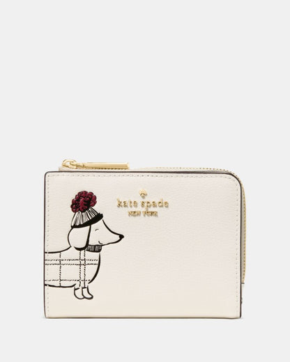 Charlie Dachshund Small L-zip Wallet