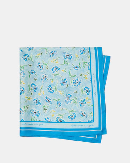 Lively Blooms Silk Bandana
