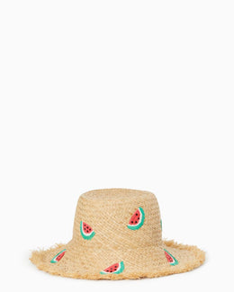 Watermelon Party Straw Cloche