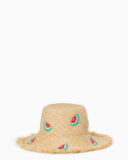 Watermelon Party Straw Cloche