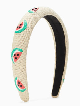 Watermelon Party Embroidered Headband